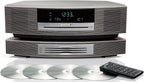 Bose Wave Music System with Multi-CD Changer - Titanium Silver  Compatible with Alexa Amazon Echo (Renewed)
