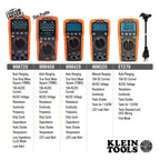 Klein Tools MM720 Digital Multimeter, Auto-Ranging TRMS, Low Impedance (LoZ), 1000V AC/DC Voltage, 10A AC/DC Current, 60 MOhms Resistance