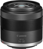 Canon EOS R50 V Mirrorless Camera with 14-30mm f/4-6.3 RF-S Lens | 4K Video  Dual Pixel Autofocus  Flip Screen | Compact RF Mount Vlog Camera Kit with Bag and 64GB Card