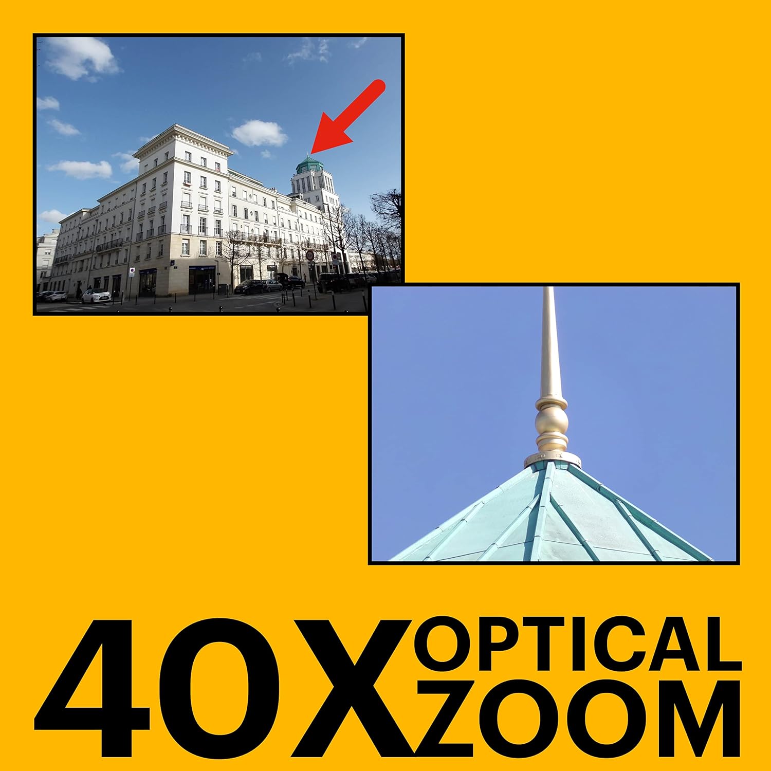 Kodak PIXPRO AZ405-BK 20MP Digital Camera  40X Zoom  24mm Wide Angle Lens  Image Stabilization  1080p Full HD Video  3" LCD  Black