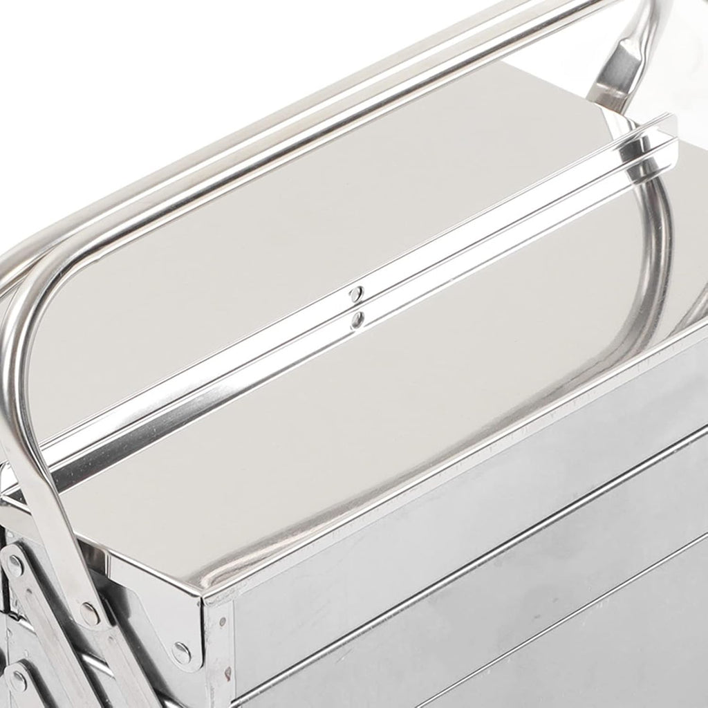 Metal Folding Interpreters -5 Trays Lived for the Car for Stainless Steel Players (420)