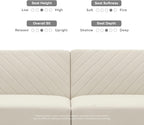 mopio 76.4" Futon Sofa Bed, Couch, Loveseat, Sleeper Sofa, Mid Century Modern Futon Couch, Sofa Cama, Couches for Living Room (Snow Velvet)