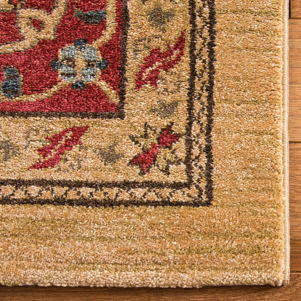 SAFAVIEH Mahal Collection 9' x 12' Red Natural MAH698A Traditional Oriental Non-Shedding Living Room Bedroom Dining Home Office Area Rug