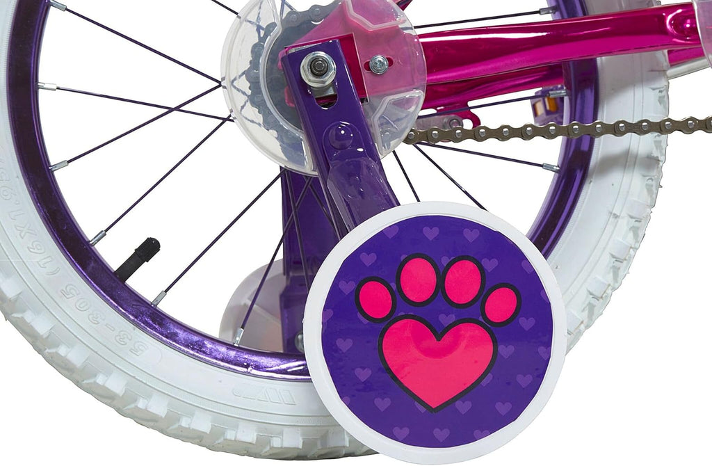Dynacraft Barbie 16-inch Girls' Bike for Kids Ages 5-7 Years - Fun and Stylish Design, Sturdy and Durable, Perfect for Kids Learning to Ride, Easy to Assemble, Ideal for Young Riders
