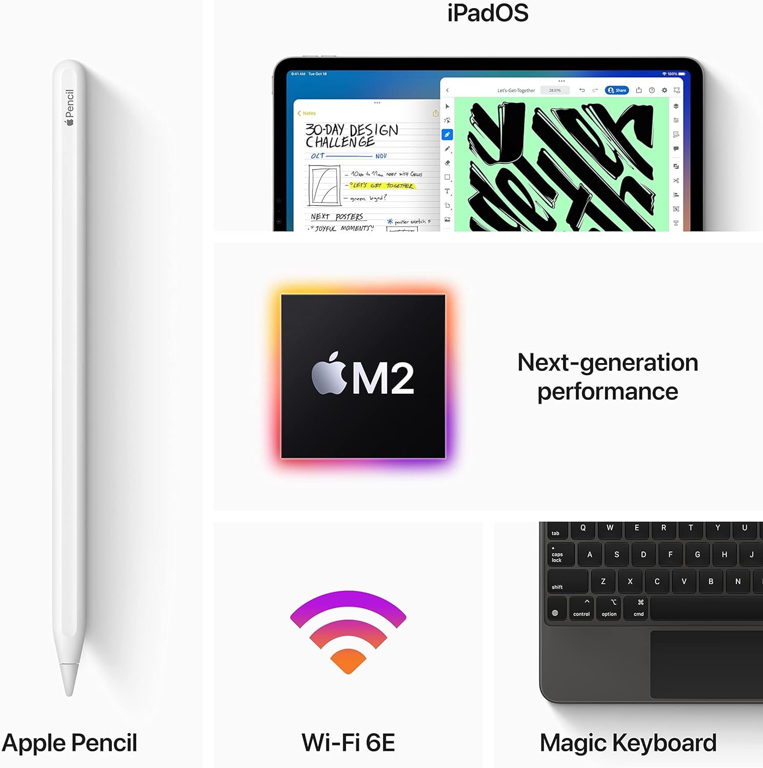 Apple 2022 iPad Pro 11-inch  Wi-Fi  256GB  Space Gray (Renewed)