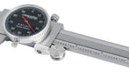 Accusize Industrial Tools 0-12'' by 0.001'' Black Face, Red Needle, Dial Caliper Stainless Steel in Fitted Box, P920-B212