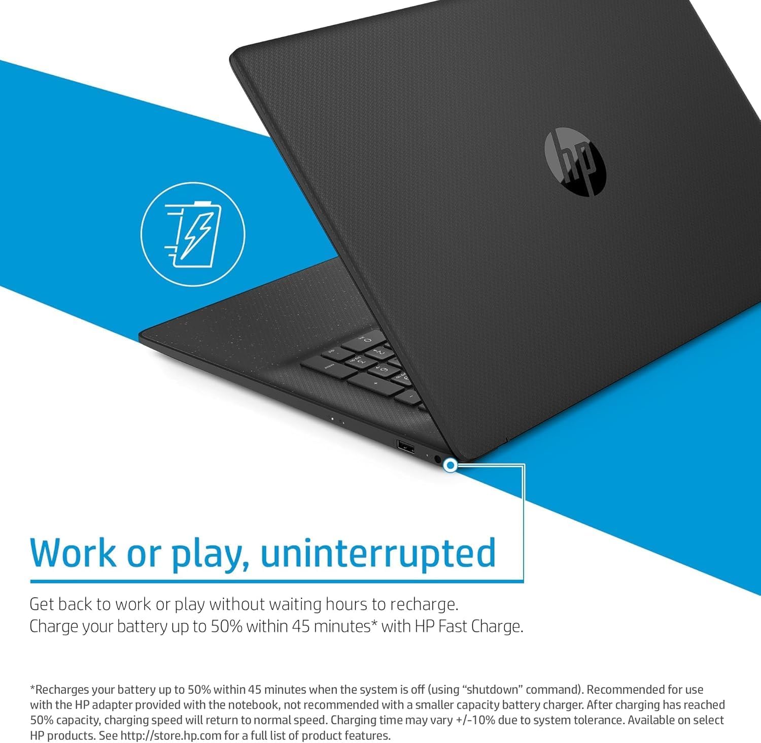 HP 17 Laptop (17.3" HD+ BrightView  Intel 10-Core i7-1355U  16GB RAM  512GB SSD  Narrow Bezel) for Business  Enterprise  Students  Long Battery Life  Wi-Fi  Webcam  Fast Charge  IST Mouse  Win 11 Home
