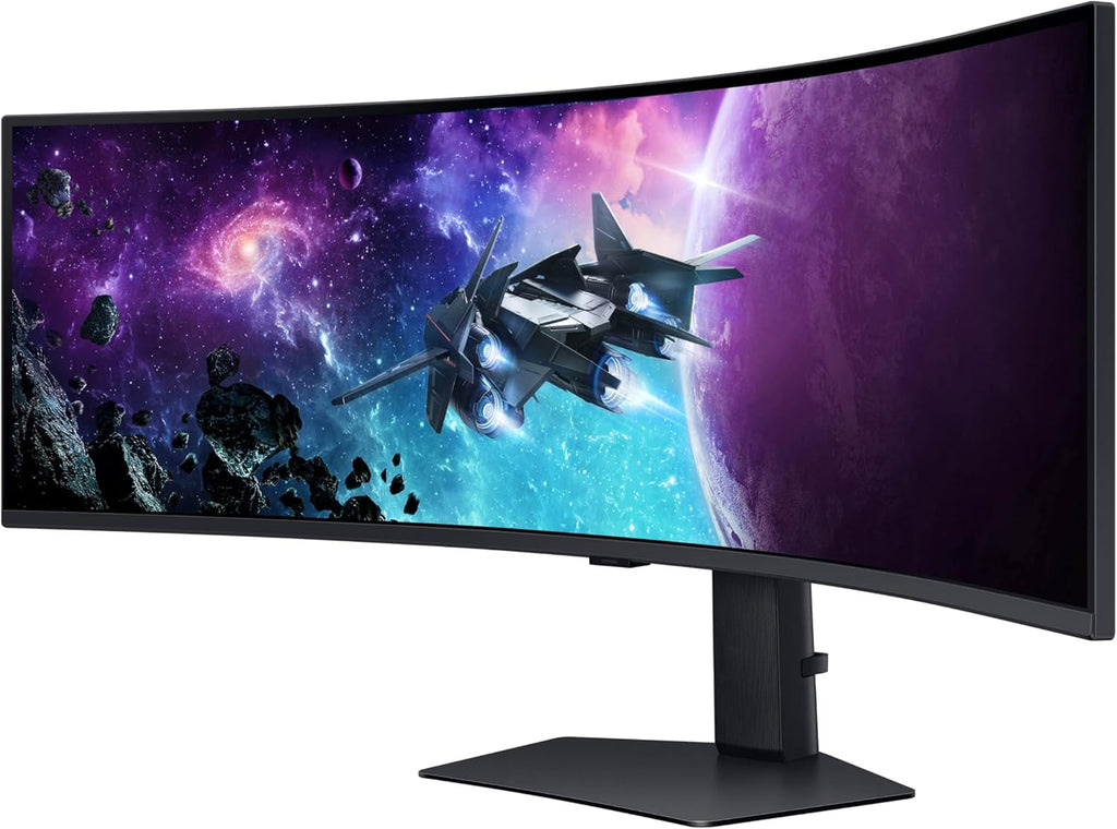 SAMSUNG 49" Odyssey G9 (G95C) Series DQHD 1000R Curved Gaming Monitor  240Hz  1ms(GtG)  DisplayHDR 1000  AMD FreeSync Premium Pro  Eye Saver Mode  Auto Source Switch+  LS49CG950ENXZA  2024