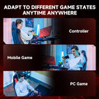 GTPLAYER Gaming Chair,Gamer Chair with Bluetooth and Adjustable Backrest,Seat Height Adjustable Computer Chairs with 3D Armrests,Video Game Chair with Footrest Speakers (Red)