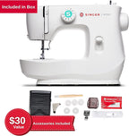 SINGER® M1500 Sewing Machine +Accessory Kit | 6 Built-In Stitches Deliver 57 Stitch Applications | Lightweight & Portable |LED Light & 4-step Buttonhole | Great for Quilting, Crafts & Mending