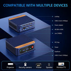 Mini PC  13th Twin Lake N150 Linux Mini Computers (up to 3.6GHz) 16GB DDR4 512GB SSD Ubuntu Small Desktop Computer 4K Dual Display/WiFi/USB3.2/BT/Gigabit Ethernet for Home  Office Business
