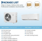 Air Conditioner Split Unit, 12,000 BTU All-Seasonal AC, SEER2 19, 115V, Sleep Mode, Auto Shut-Off, Timer Function, Energy Star Certificated, for Room Up 750 sq ft