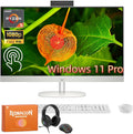 HP All in One Desktop Computer 27 Inch  AMD Ryzen 5 7520U  AMD Radeon Graphics  16GB DDR5  1TB SSD  FHD (1920 x 1080) Anti-glare Touchscreen  Wi-Fi 6  Windows 11 Pro  Headphone and Mouse Accessory Kit