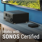 Onkyo TX-RZ50 9.2-Channel AV Receiver - 120 Watts Per Channel  Dirac Live Out of Box  Works with Sonos Certified  THX Certified and More