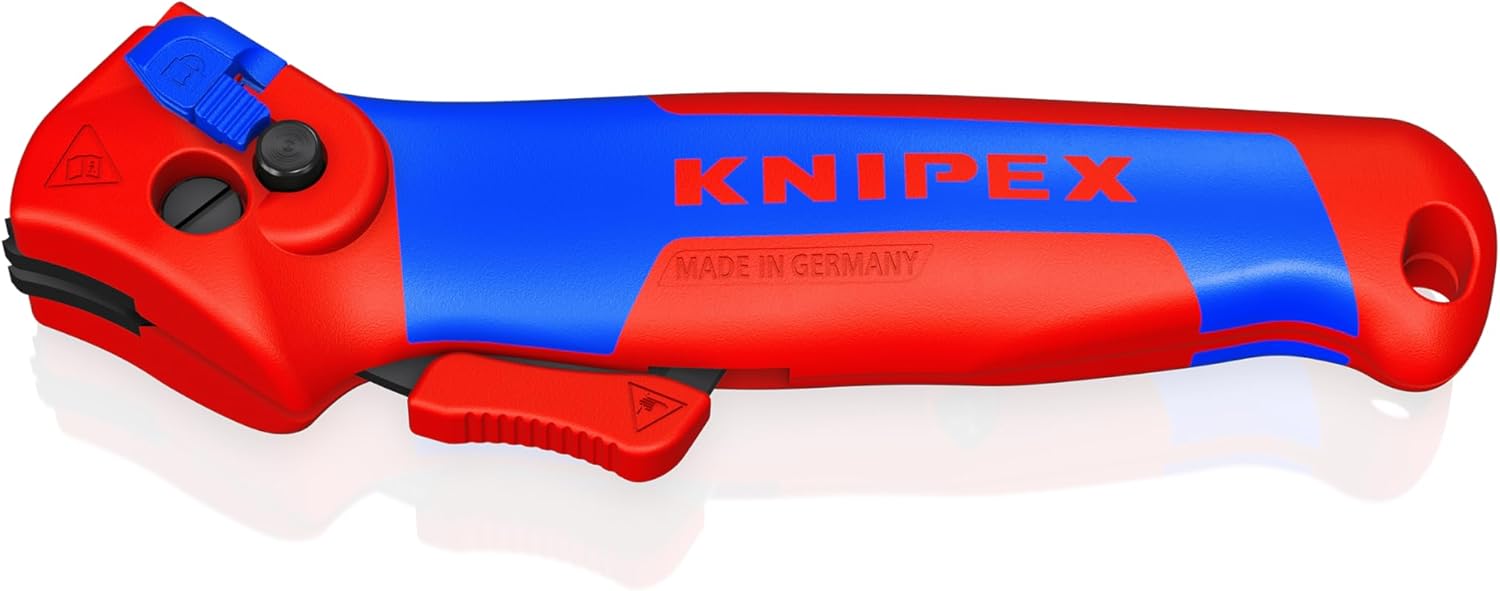 KNIPEX Tools 16 50 145 SBA Ratcheting Knife, 5-3/4"