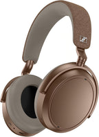 Sennheiser Momentum 4 Wireless Over-Ear Headphones - Bluetooth Headset for Clear Calls with Adaptive Noise Cancellation  Up to 60HR Playtime  Folding Design  Brown