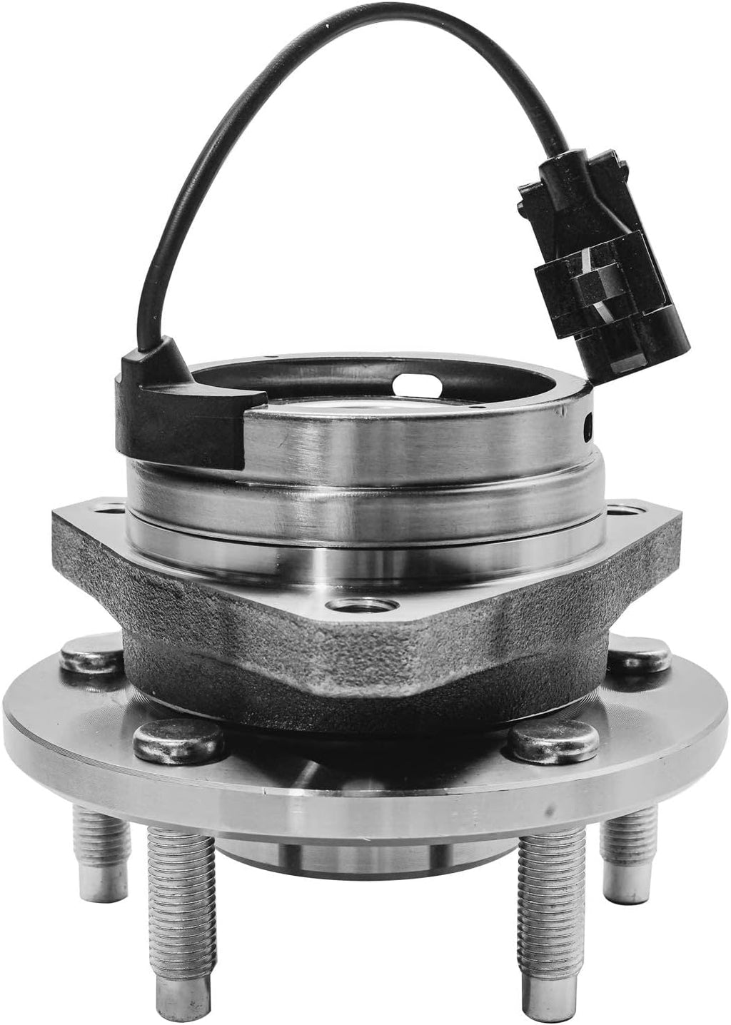 Detroit Axle - 4pc Front & Rear Wheel Bearing Hubs Assembly for Chevrolet Malibu 2004-2012 Cobalt 2009-2010 HHR 2008-2010, Pontiac G6 2005-2010, Saturn Aura 2007-2009, 5-Lug w/ABS