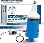 Light Bulb Changer for High Ceilings - Vacuum Operated High Ceiling Light Bulb Changer Tool, Remote-Controlled Bulb Changing Kit (Pole not Included)