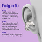 Bose Ultra Open Earbuds - Bluetooth Open Ear Earbuds with OpenAudio for Awareness  Clip-On Design for Comfort  Water Resistant  Up to 48 Hrs of Playtime  Black