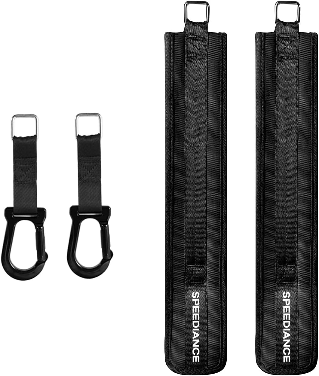 Speediance Gym Monster, Works Plus & Gym Accessories Organizer & Adjustable Barbell Hooks & Extender Straps Bundle