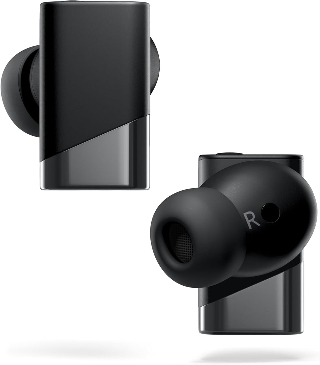 Status Pro X Wireless Earbuds, Triple Speaker Driver, Hi-Res Audio with LDAC, 52dB ANC, 6 Beamforming Mics with VoiceLoom AI for Clearest Calls (Black Alloy)