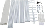 FDW 10'x20' Heavy Duty Galvanized Carport Waterproof Canopy Tent with Anchor Kit, Open-Sided Design for Cars and Outdoor Use