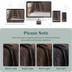 MEETSKY Sectional Dogs Couch Covers, 2 Pieces Sofa Cover for L Shape, Washable Couch Cover for 3-4 Cushion Couch Sofa Pet Friendly, Furniture Protector (XX-Large, 71"x118"+91"x134", Dark Chocolate)