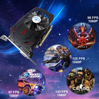 ZER-LON Radeon RX 550 4GB Graphics Card, GDDR5 128 Bit PCIE 3.0 Computer Gaming Gpu, 1183MHz Video Card with HDMI/DP/DVI Ports Support 4K