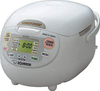 Zojirushi, Made in Japan Neuro Fuzzy Rice Cooker, 5.5-Cup, Premium White