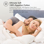 Luxurious All-Season Goose Down Feather Fiber Comforter Queen Size Duvet Insert, Exquisite Pinch Pleat Ruffled Twisted Flower, Premium Baffle Box, 100% Egyptian Cotton Cover, 60 oz. Fill Weight, Gray