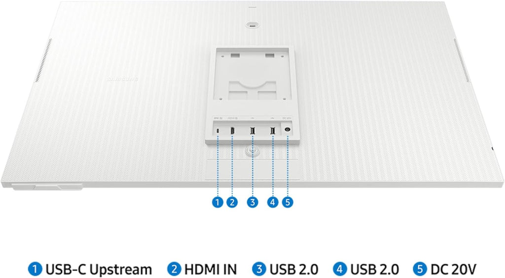 SAMSUNG 32-Inch M8 (M80D) Series 4K UHD Smart Monitor with Streaming TV  Speakers  HDR10+  AI Upscaling  USB-C  Ergonomic Stand  SlimFit Camera  Gaming Hub  LS32DM801UNXZA  2024
