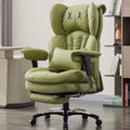 Efomao Big and Tall Office Chair with Footrest – High Back Computer Chair with Adjustable Armrests .Executive Office Chair with Wide Seat, Modern Desk Chair for Home Office, Gaming, or Study, Green