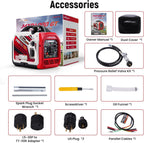 maXpeedingrods 4000 Watt Dual Fuel Inverter Generator with Bluetooth® Control Start and Display  RV Ready  Electric Start  Quiet for Outdoor Camping  Home Backup  Garden .PGMA Compliant