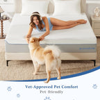Queen Mattress in a Box, 10 Inch Cooling Gel Memory Foam Mattress for Pressure Relief & Deep Sleep, Medium Firm with Motion Isolation, CertiPUR-US Certified, Fiberglass Free