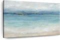 ElephantStock Serene Sea Landscape Wall Art - Horizontal Wrapped Canvas - 1-Piece Hallway Wall Decor - Painting Beach Canvas Print - Blue and White Decor for Wall by Cynthia Coulter - 36" X 24"