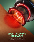 Smart Cupping Set, Electric Cupping Device with Red Light, Heated Cupping Massager with 12-Level Suction & Heat, Cupping Machine for Pain Relief (2 Pack)