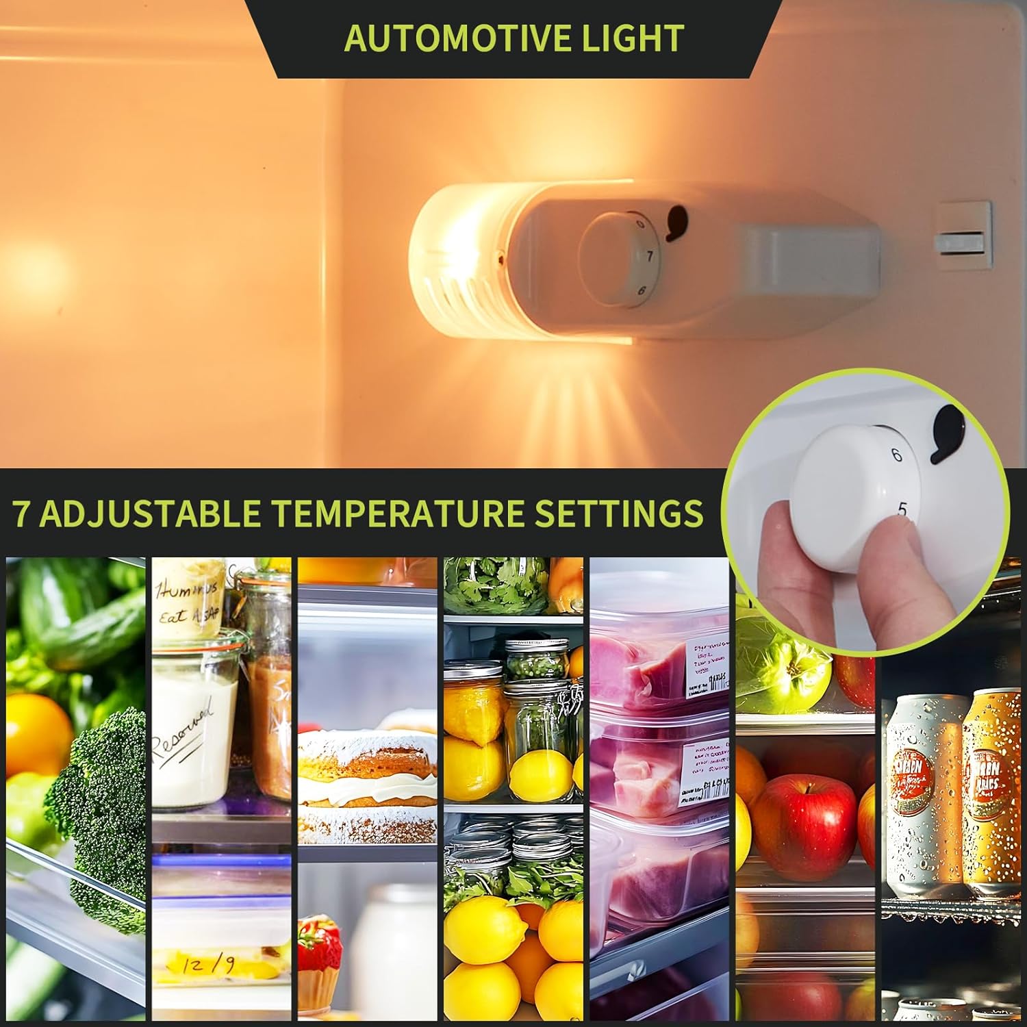Garvee 7.5 Cu. Ft. Compact Refrigerator | Two Door Mini Fridge with Energy-Efficient & Quiet Operation | for Dorm, Office, Bedroom, Kitchen, Bar Use with Adjustable Shelves