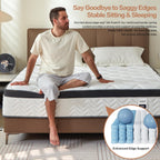 Queen Mattress,14 Inch Queen Size Mattresses in a Box, Memory Foam Mattress for Pressure Relief & Cool Sleep,CertiPUR-US Certified,Safe Foams & Fabric,Non-Fiberglass,Medium Firm,80" x 60"