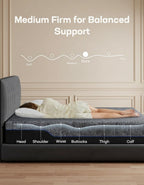Marsail NS1 Queen Massage Adjustable Base with Mattress Set,Dual Motor Frame + 14" Cooling Gel Memory Foam Mattress, Wireless Remote, CertiPUR-US