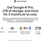 Lenovo Chromebook Duet - 2025 - Convertible Laptop - ChromeOS - 10.95" WUXGA IPS Touch Display - 4GB Memory - 64GB Storage - MediaTek Kompanio 838 - Luna Grey