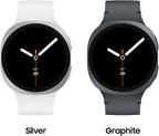 Samsung Galaxy Watch 8 (2025) 44mm Bluetooth Smartwatch  Cushion Design  Fitness Tracker  Sleep Coaching  Running Coach  Energy Score  Heart Rate Tracking  Graphite US Version  2 Yr Warranty