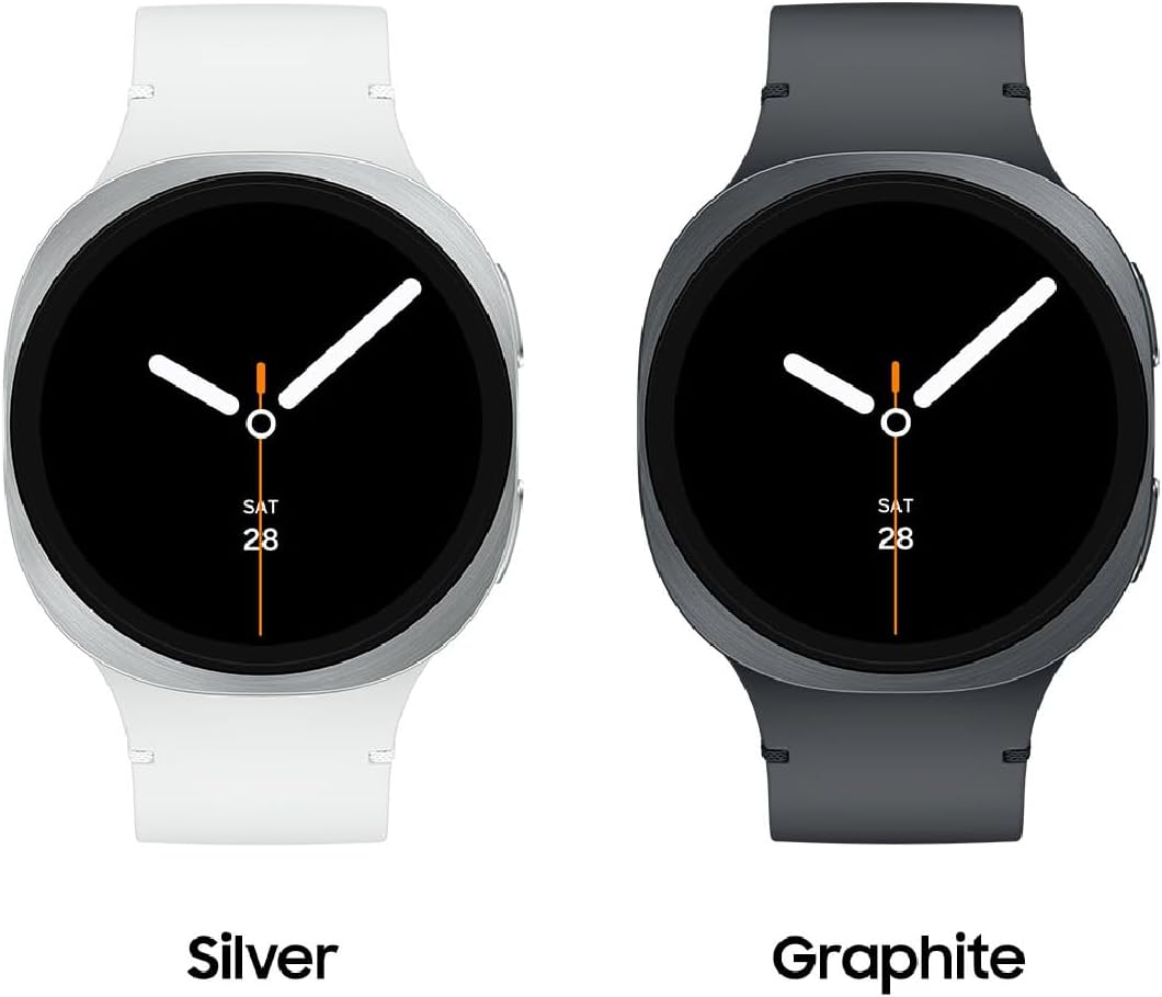 Samsung Galaxy Watch 8 (2025) 44mm Bluetooth Smartwatch  Cushion Design  Fitness Tracker  Sleep Coaching  Running Coach  Energy Score  Heart Rate Tracking  Graphite US Version  2 Yr Warranty