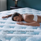 12 Inch King Hybrid Mattress in a Box – Medium Firm Support with Cooling Gel Memory Foam & Pocket Coils – Enhanced Pressure Relief, Motion Isolation & Breathable Comfort