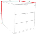 Regency Legacy Stand Up Back to Back Lateral File/Desk- Cherry