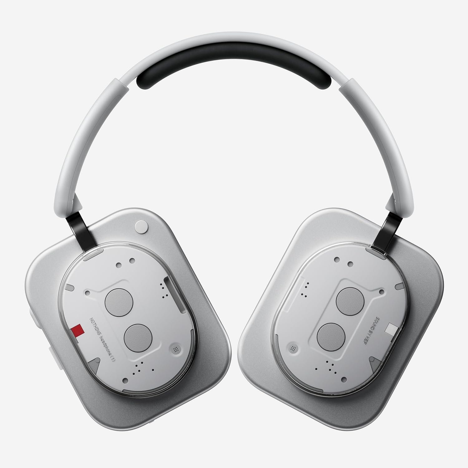 Nothing Headphone (1) Hybrid Active Noise Cancelling Headphones  Wireless Over-Ear Headphones with 6 Mics  80Hrs Playtime  Hi-Res Audio  KEF-Tuned  Spatial Sound  Comfort Fit & Fast Charging White