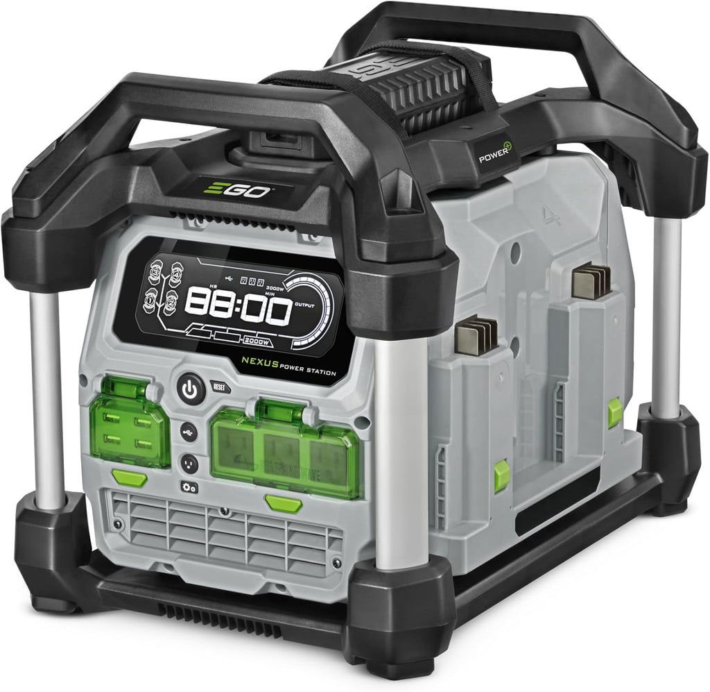 EGO POWER+ Portable Power Station  3000W  Battery Powered  Inverter Generator for Home and Outdoor  Battery and Charger Not Included - PST3040