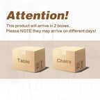 Dining Table Set for 4 .Dinner Table Set for 4 .55'' Kitchen Table and Suede Nap Fabic Chairs Set of 4, 5 Piece Dining Table Set for Kitchen Dining Room