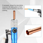 Hydraulic Tube Expander Swaging Tool HVAC Set, 3/8In to 1-1/8In OD Pipe Expander Tools with 7 Expander Heads, Flaring Tool HVAC for Expander Copper/Aluminum/Soft Steel Pipe