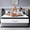14-Inch Queen Size Mattress - Hybrid Medium Firm Queen Mattress Memory Foam CertiPUR-US Certified Innerspring Pressure Relief Motion Isolation Matress in a Box