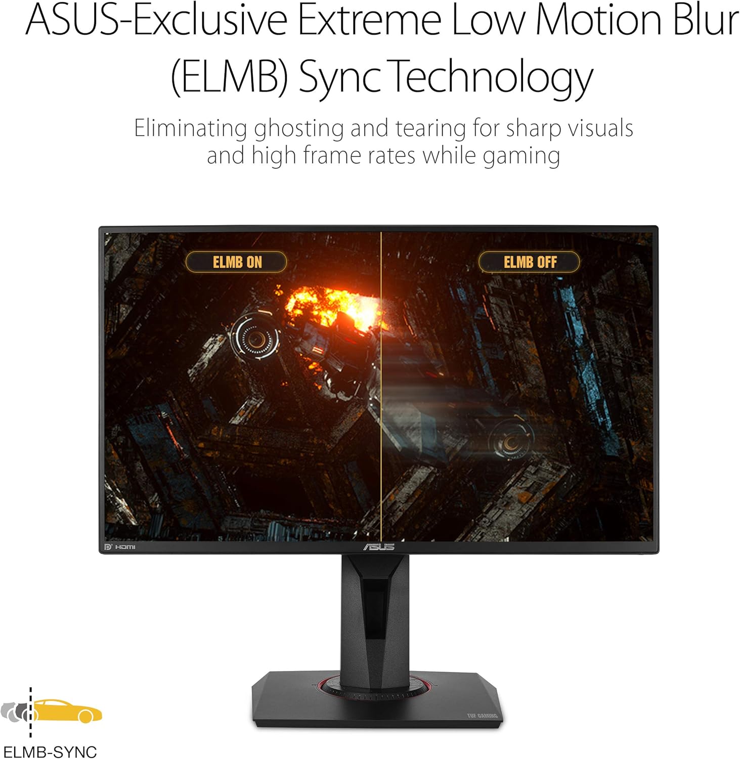 ASUS TUF Gaming VG259QM 24.5” Monitor  1080P Full HD (1920 x 1080)  Fast IPS  280Hz  G-SYNC Compatible  Extreme Low Motion Blur Sync 1ms  DisplayHDR 400  Eye Care  DisplayPort HDMI Black